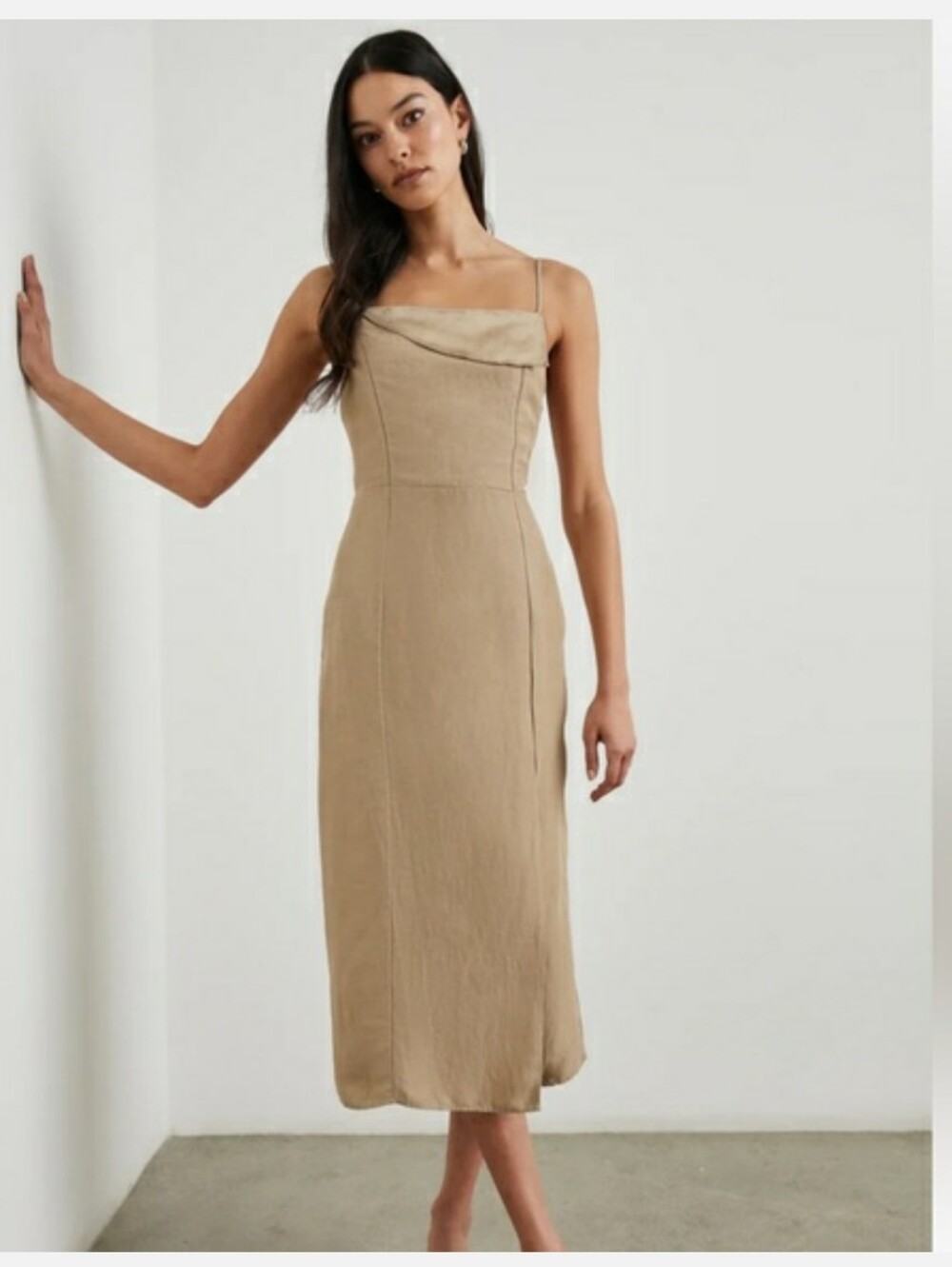 Rails Ellasandra Linen-Blend Cocktail Medium Nwt Dress